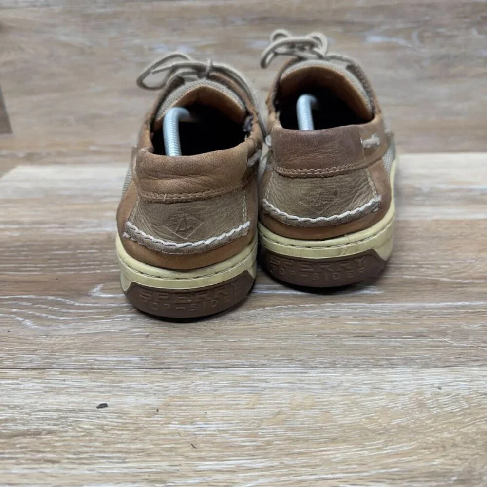 Sperry Billfish Brown Leather 3 Eye Boat Shoe Men's Size 13